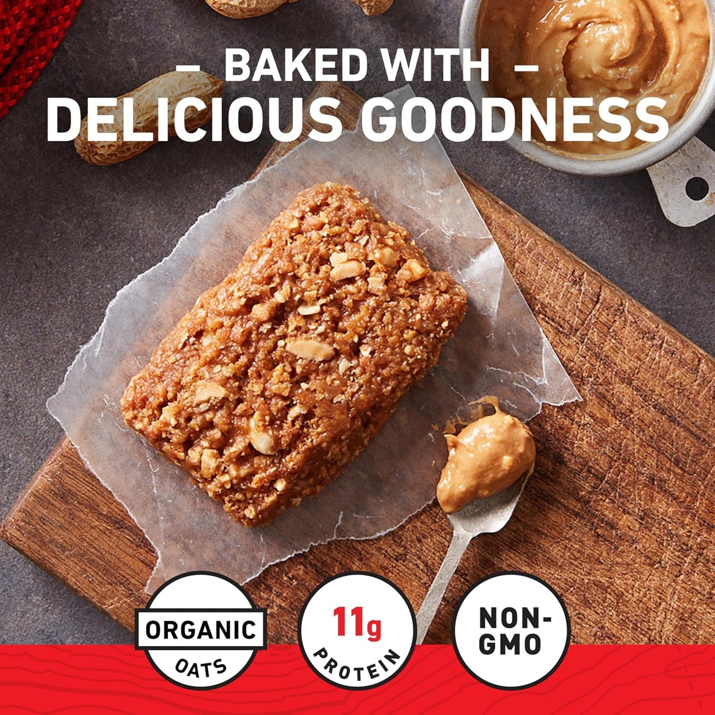 CLIF BAR - Protein Bars - Crunchy Peanut Butter